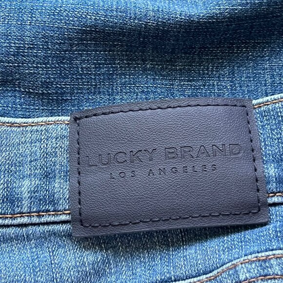 Lucky Brand Denim Jeans Size 32/32 410 Athletic Slim Leg Blue Cotton Medium Wash - Picture 8 of 13
